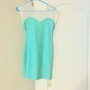 American Apparel 2 tone sweetheart dress